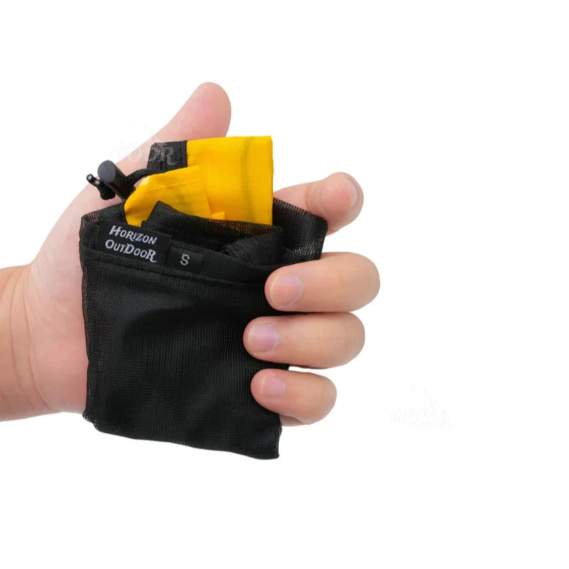 Mesh Drawstring Stuff Sack — Lightweight Compression Storage Bag