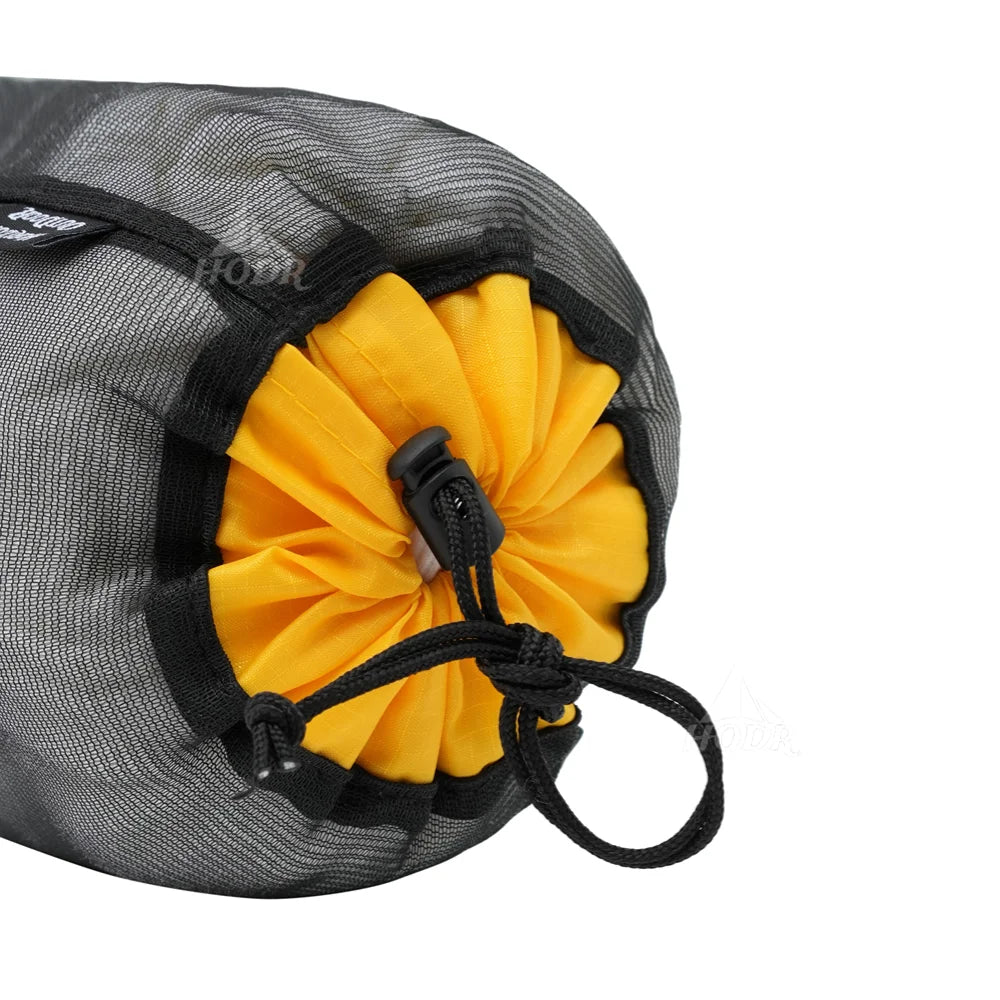 Mesh Drawstring Stuff Sack — Lightweight Compression Storage Bag
